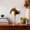 Elegant Gold Table Lamp, Metal Body, 20 x 20 x 35 cm | E14 Socket, Max 40W, 200 cm Cable, On/Off Switch | Stylish Lighting for Home & Office Decor
