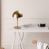 Elegant Gold Table Lamp, Metal Body, 20 x 20 x 35 cm | E14 Socket, Max 40W, 200 cm Cable, On/Off Switch | Stylish Lighting for Home & Office Decor