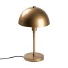 Elegant Gold Table Lamp, Metal Body, 20 x 20 x 35 cm | E14 Socket, Max 40W, 200 cm Cable, On/Off Switch | Stylish Lighting for Home & Office Decor