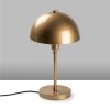 Elegant Gold Table Lamp, Metal Body, 20 x 20 x 35 cm | E14 Socket, Max 40W, 200 cm Cable, On/Off Switch | Stylish Lighting for Home & Office Decor