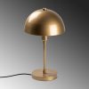 Elegant Gold Table Lamp, Metal Body, 20 x 20 x 35 cm | E14 Socket, Max 40W, 200 cm Cable, On/Off Switch | Stylish Lighting for Home & Office Decor