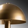 Elegant Gold Table Lamp, Metal Body, 20 x 20 x 35 cm | E14 Socket, Max 40W, 200 cm Cable, On/Off Switch | Stylish Lighting for Home & Office Decor
