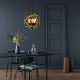 Elegant Gold & Black Chandelier, 40 cm Diameter, Adjustable Height, Metal Body, 3 x E27 Max 40W | Glamorous Lighting for Modern Spaces, IP20 Rated