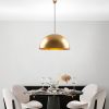 Elegant Gold Chandelier, Metal Body, Adjustable Height 46-126 cm, Ø60 cm Shade, 1 x E27 Max 40W, Stylish Lighting for Modern Spaces, IP20 Rated
