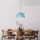 Opviq, 892OPV2028, Elegant Turquoise Chandelier, Metal Body, Ø60 cm, Adjustable Height 45-135 cm, E27 Socket, Perfect for Modern Living Spaces, Stylish & Functional Design