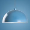 Elegant Light Blue Chandelier, Metal Body, Ø60 cm, Adjustable Height 45-135 cm, E27 Socket, Perfect for Modern Home Decor | Stylish & Functional Lighting