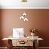 Elegant White Chandelier, Adjustable Height 25-111 cm, Metal Body, Ø17 cm Cap, 3 x E27 Max 40W, Perfect for Modern Living Spaces, IP20 Rated.
