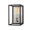 Modern Wall Lamp, Nickel & Black, 17 x 19 cm, Height: 28 cm | E27 Socket, Max 40W | Stylish Metal Body, Perfect for Contemporary Spaces