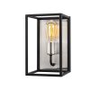 Modern Wall Lamp, Nickel & Black, 17 x 19 cm, Height: 28 cm | E27 Socket, Max 40W | Stylish Metal Body, Perfect for Contemporary Spaces