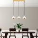 Elegant White Chandelier, Metal Body, Adjustable Height 25-111 cm | Ø17 cm Cap, 3 x E27 Socket, 220-240 V | Perfect for Modern Living Spaces & Dining Rooms