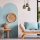 Scandinavian Nostalgia Chandelier, Fume Color, 40 x 40 cm, Height 114 cm | Metal Body, Glass Cap, Adjustable Height, 3 x E27 Max 40W | Elegant Lighting