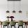 Elegant Black Chandelier, Adjustable Height 42-122 cm, Metal Body, Ø36 cm Cap, 3 x E27 Max 40W, Perfect for Modern Living Spaces, IP20 Rated