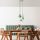 Elegant Mint Chandelier, Adjustable Height 45-135 cm, Metal Body, 3 x E27 Sockets, Ø45 cm | Perfect for Modern Living Spaces, Stylish & Functional Design