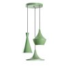 Elegant Mint Chandelier, Adjustable Height 45-135 cm, Metal Body, 3 x E27 Sockets, Ø45 cm | Perfect for Modern Living Spaces, Stylish & Functional Design