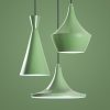Elegant Mint Chandelier, Adjustable Height 45-135 cm, Metal Body, 3 x E27 Sockets, Ø45 cm | Perfect for Modern Living Spaces, Stylish & Functional Design