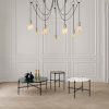 Elegant Black & Nickel Chandelier, 120 cm Diameter, Adjustable Height, 7 x E27 Max 40W | Stylish Solid Color Design for Modern Spaces | IP20 Rated