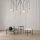Elegant Black & Nickel Chandelier, 120 cm Diameter, Adjustable Height, 7 x E27 Max 40W | Stylish Solid Color Design for Modern Spaces | IP20 Rated