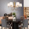 Elegant Antique Chandelier, Metal Body, 90 cm Diameter, 85 cm Height | 6 x E27 Sockets, IP20 | Glamorous Design for Modern Living Spaces