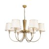 Elegant Antique Chandelier, Metal Body, 90 cm Diameter, 85 cm Height | 6 x E27 Sockets, IP20 | Glamorous Design for Modern Living Spaces