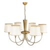 Elegant Antique Chandelier, Metal Body, 90 cm Diameter, 85 cm Height | 6 x E27 Sockets, IP20 | Glamorous Design for Modern Living Spaces