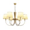 Elegant Antique Chandelier, Metal Body, 90 cm Diameter, 85 cm Height | 6 x E27 Sockets, IP20 | Glamorous Design for Modern Living Spaces