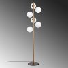 Vintage Floor Lamp with Metal Body & Glass Cap, 35 x 22 x 163 cm | 6 E14 Sockets, IP20 | Elegant Design for Home & Office, Stylish Lighting Solution