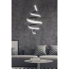Adjustable Black Chandelier, Aluminium Body, 43 x 24 x 24 cm | LED Socket, 6500K White Light, 24-36 Watt | Modern Elegance for Home & Office