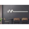 Adjustable White LED Chandelier, Aluminium Body, 120 x 20 x 20 cm | Height: 0-80 cm | Modern Design, Bright 6500K Light for Home & Office