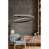 Adjustable Black Chandelier, Aluminium Body, 44 x 44 x 13 cm | LED Socket, 24-36 Watt, White Light 6500K | Modern Elegance for Home & Office