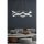 Adjustable Black Chandelier, Aluminium Body, 50 x 50 x 10 cm | LED 6500K, 60-80W | Modern Design, Perfect for Home & Office Lighting