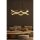 Adjustable Black Chandelier, Aluminium Body, 50 x 50 x 10 cm | LED 4000K, Yellow Light, 60-80 Watt | Modern Design for Elegant Spaces