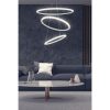 Elegant Adjustable Chandelier, Aluminium Body, 30-50 cm Diameter, White Electrostatic Coating, LED 6500K, 60-80W | Perfect for Modern Spaces