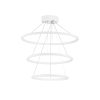 Elegant Adjustable Chandelier, Aluminium Body, 30-50 cm Diameter, White Electrostatic Coating, LED 6500K, 60-80W | Perfect for Modern Spaces