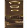 Elegant Adjustable Chandelier, White Aluminum Body, 30/40/50 cm Diameters, LED 4000K, 60-80W | Modern Lighting for Home & Office Decor
