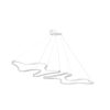 Adjustable White LED Chandelier (2 Pieces), Aluminium Body, 35 x 46 cm | 6500K Bright Light | Modern Design for Home & Office, Elegant & Functional