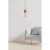 Elegant Yellow Isinglass Chandelier, 60 cm Height | 10 cm Cap Diameter, E27 Socket, IP20 | Perfect for Modern Living Spaces & Dining Areas