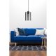 Elegant Fume Color Chandelier, Isinglass Body & Cap, 60 cm Height, Ø10 cm Cap, E27 Socket, IP21 Rated | Perfect for Modern Living Spaces & Dining Areas