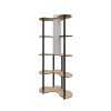 Elegant Walnut Floor Lamp, 150 cm Height | Craft Paper & MDF Body, PVC Cap (17 cm Diameter) | E27 Socket, Max 40W | Stylish Lighting for Home & Office