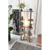 Elegant Walnut Floor Lamp, 150 cm Height, Craft Paper & MDF Body, 1 x E27 Socket (Max 40W), Stylish Lighting for Modern Home Decor, IP20 Rated