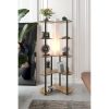 Elegant Walnut Floor Lamp, 150 cm Height, Craft Paper & MDF Body, 1 x E27 Socket (Max 40W), Stylish Lighting for Modern Home Decor, IP20 Rated