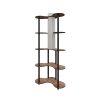 Elegant Walnut Floor Lamp, 150 cm Height, Craft Paper & MDF Body, 1 x E27 Socket (Max 40W), Stylish Lighting for Modern Home Decor, IP20 Rated