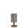 Elegant Table Lamp with Wood Body & Fabric Lampshade, 34 cm Height, 15 cm Base, E27 Socket, On/Off Switch | Perfect for Home & Office Decor