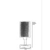 Elegant Table Lamp with Wood Body & Fabric Lampshade, Gold & Wicker | 34 cm Height, 15 cm Base | E27 Socket, Max 40W | Stylish Lighting for Home & Office