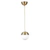 Elegant Gold & White Chandelier, Adjustable Height 70 cm, Metal Body with Antique Coating, E27 Socket Max 40W, Perfect for Modern Spaces