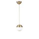 Elegant Gold & White Chandelier, Adjustable Height 70 cm, Metal Body with Antique Coating, E27 Socket Max 40W, Perfect for Modern Spaces