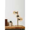 Elegant Gold Table Lamp, 55 cm Height, Metal Body with Static Oven Painting, E27 Socket, 20 cm Base Plate | Perfect for Modern Home Decor