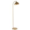 Elegant Gold Floor Lamp, Metal Body, 154 cm Height, 30 cm Base, E27 Socket, On/Off Switch, Stylish Lighting for Modern Home Decor & Ambiance.