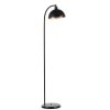 Elegant Black Floor Lamp, 154 cm Height, Metal Body with Static Oven Painting, 30 cm Base, E27 Socket, On/Off Switch | Perfect for Modern Decor