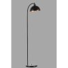 Elegant Black Floor Lamp, 154 cm Height, Metal Body with Static Oven Painting, 30 cm Base, E27 Socket, On/Off Switch | Perfect for Modern Decor