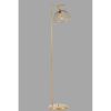 Elegant Gold Floor Lamp, Metal Body, 154 cm Height, 30 cm Base, E27 Socket, On/Off Switch, Stylish Lighting for Modern Home Decor & Ambiance.